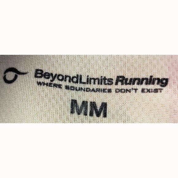 Beyond Limits mens " Run Hippie Happy" vivid colorful running shirt - Picture 5 of 5